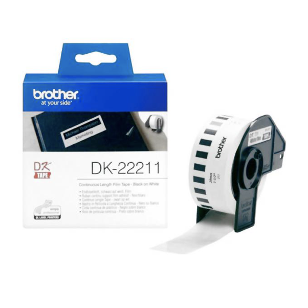 Brother Continuous Length Film Tape White DK-22211